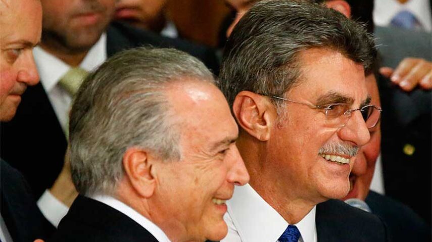 Michel Temer e Romero Jucá