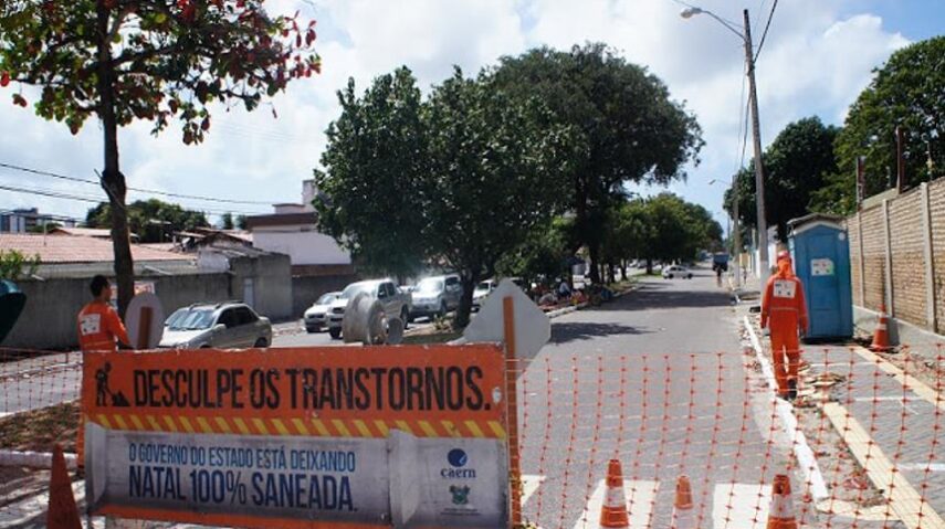 Obra da Caern em Natal