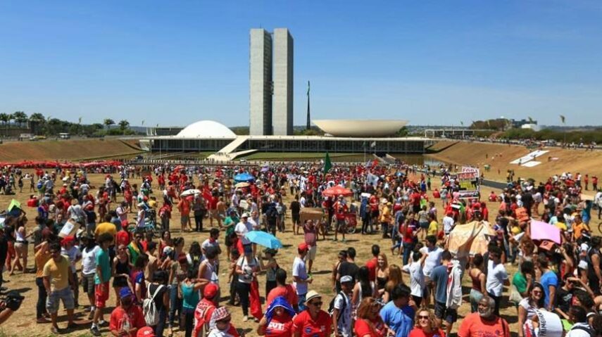 Protesto em Brasilia