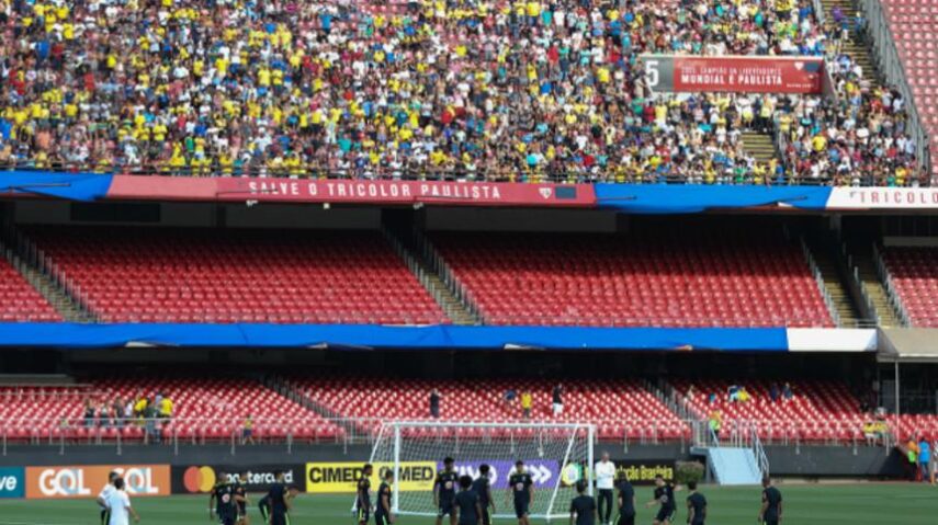Treino da Seleção no Morumbi