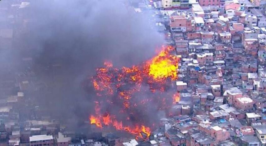 Incêndio em Paraisópolis - São Paulo
