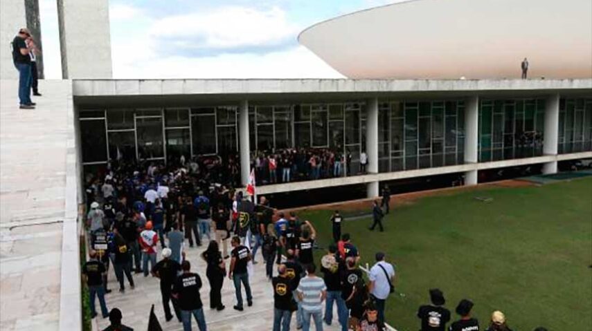 Protesto de policiais civis
