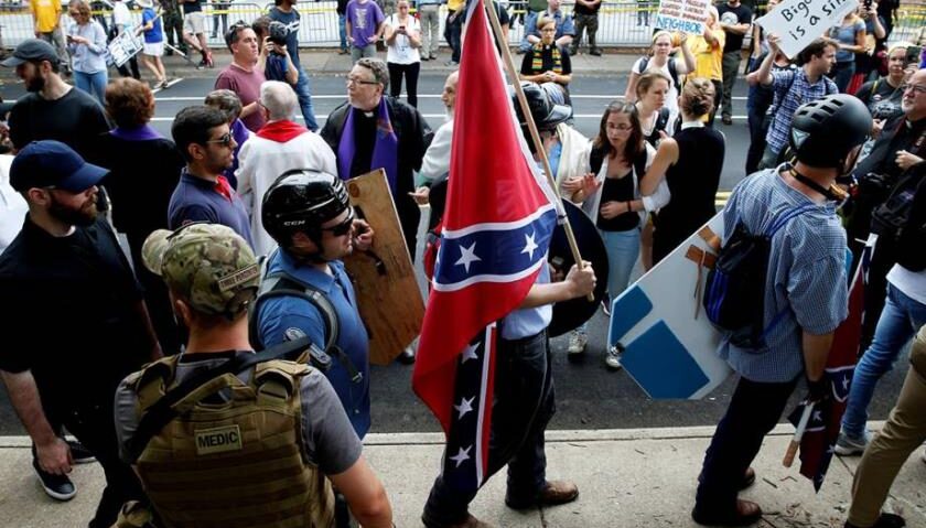 Marcha da supremacia branca na Virginia - EUA